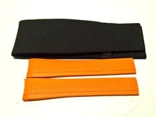 Patek Philippe — Ultra Patek Philippe Rubber Strap F58 Orange FOR 5968A NEW Genuine 100% — Watch — resale