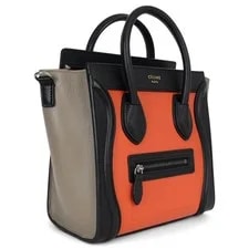 Celine Luggage Front Zip Pocket Double Handles 3