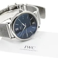 IWC Schaffhausen Portofino IW356506 Date Black Dial Automatic Watch_951852 2