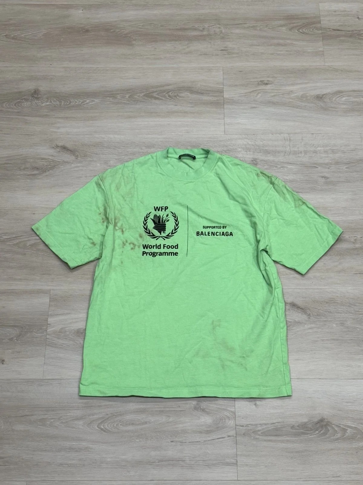 Balenciaga — Balenciaga WFP World Food Programme Tee — streetwear — deal