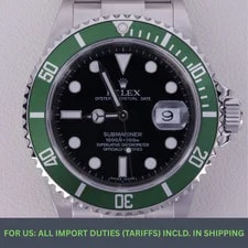 Rolex — Rolex Submariner 16610LV Kermit 40mm Green Bezel Steel Full Set — Watch — resale