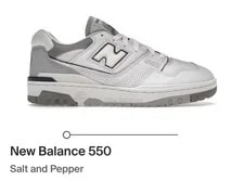 New Balance — New Balance 550 Salt and Pepper BB550PWA - ’S 8 ’S 10.5 Euro 41.5 $110 — Sneaker — resale