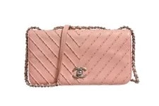 Chanel — Chanel Medium Classic Chevron Pleated Double Flap — Handbag — deal