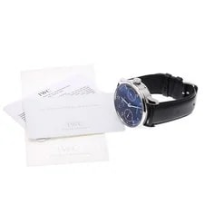 IWC — IWC Portugieser Automatic IW500703 42mm SS Black Dial Automatic #C2186 — Watch — resale