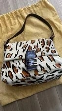Fendi — Fendi Mamma Bucket Leopard Print Calf Hair — Handbag — resale