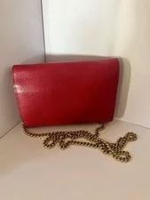Authentic Gucci GG Marmont Chain Wallet WOC Crossbody 2