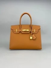 Hermes Birkin 30 Sellier Etoupe Hardware Preowned W Stamp 2024 3