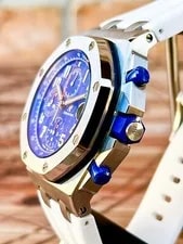 *Discontinued/* Audemars Piguet Royal Oak Offshore Indigo Blue 42mm Complete 4