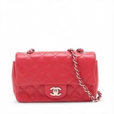 Chanel — Chanel Matelasse Skin Single Flap Double Chain Metal — Handbag — resale
