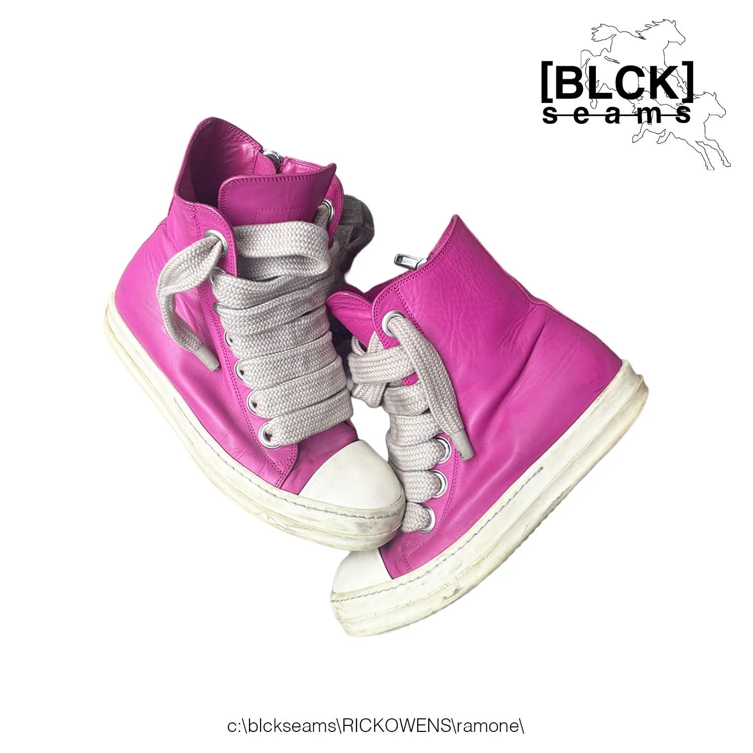 Rick Owens — Rick Owens Mainline Edfu /Milk Jumbolace Ramones — Sneaker — resale