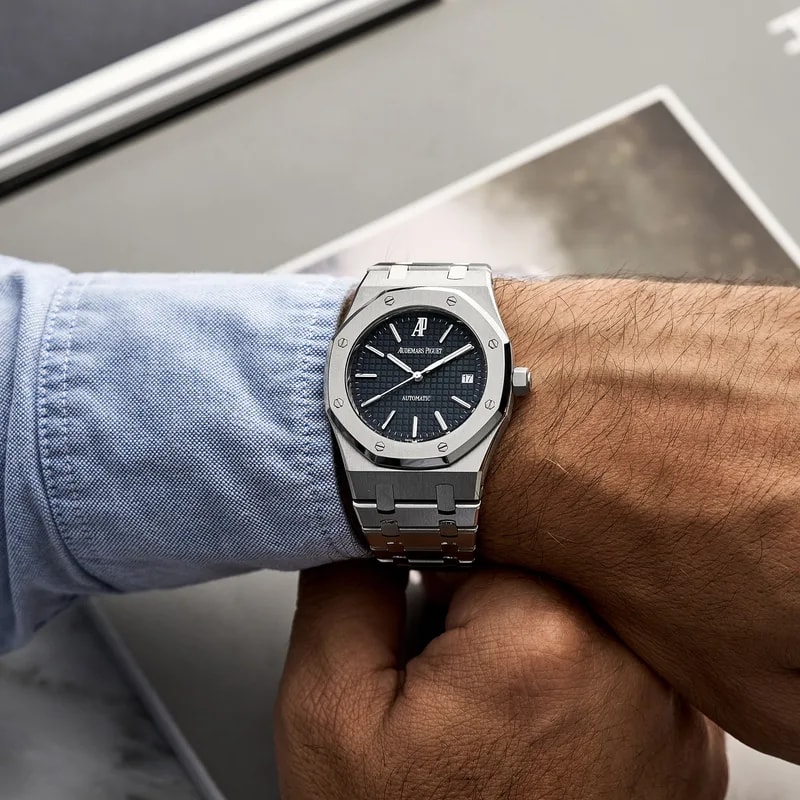 Royal Oak Selfwinding Ref. 15300ST Blue Dial in Stainless Steel 2