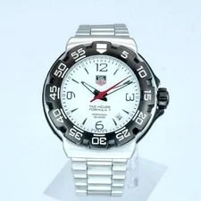 TAG Heuer Formula 1 WAC1111 , Dier, 3-Hand, Date, White Dial 3