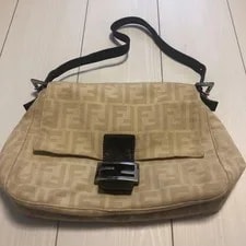 Fendi — Fendi Mamma Baguette Flap Logo From Japan — Handbag — resale