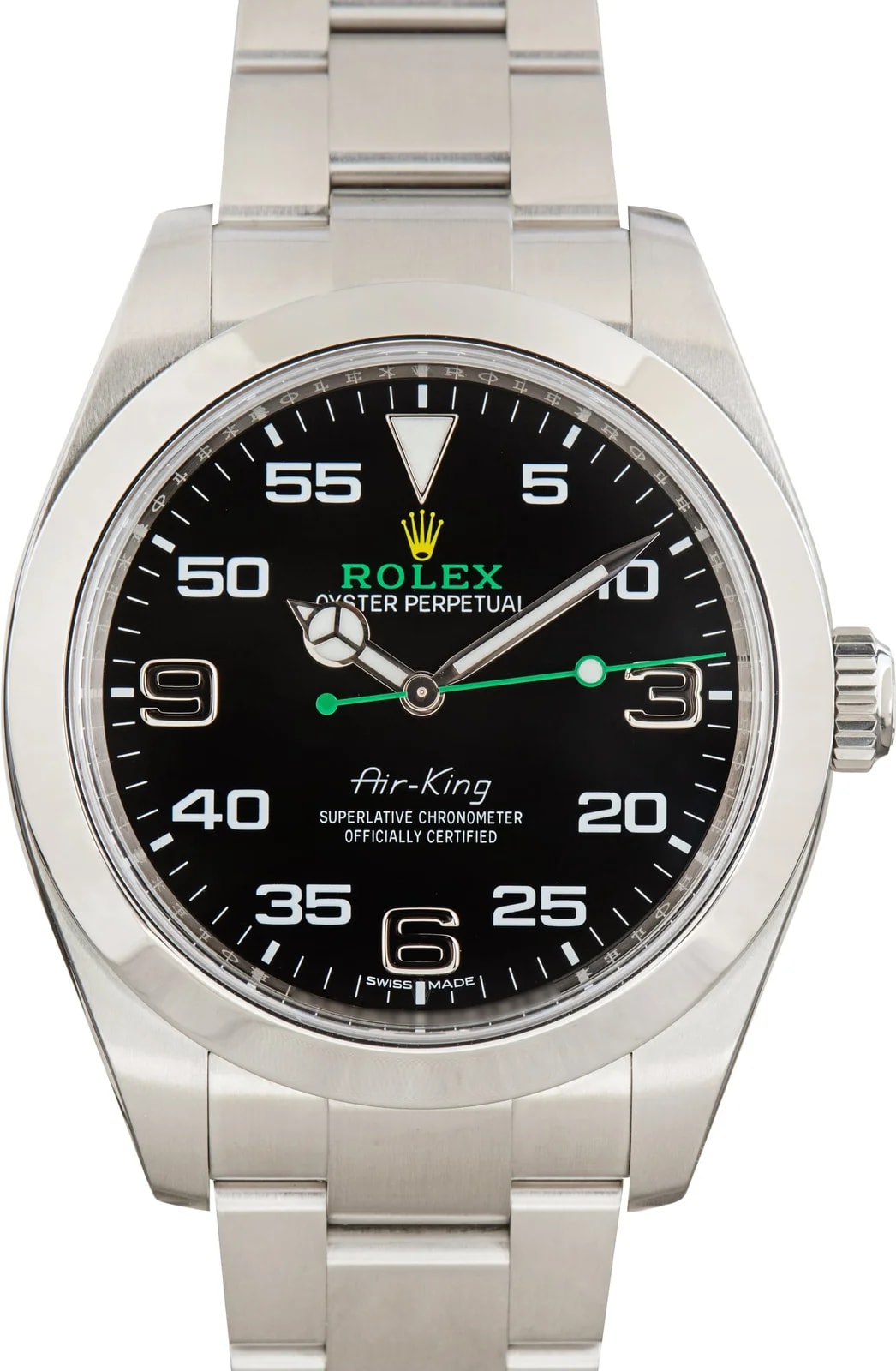 Stainless Steel Rolex Air-King Ref 116900 Black Arabic Dial 2