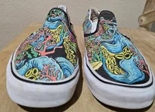 Vans Classic Slip Ons Limited Edition Underwater/Psychedelic Under the Sea 2