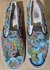 Vans Classic Slip Ons Limited Edition Underwater/Psychedelic Under the Sea 4