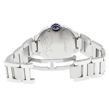 Cartier Baron Blue MM W6920046 Silver Dial Automatic Boy's Watch_974181 4