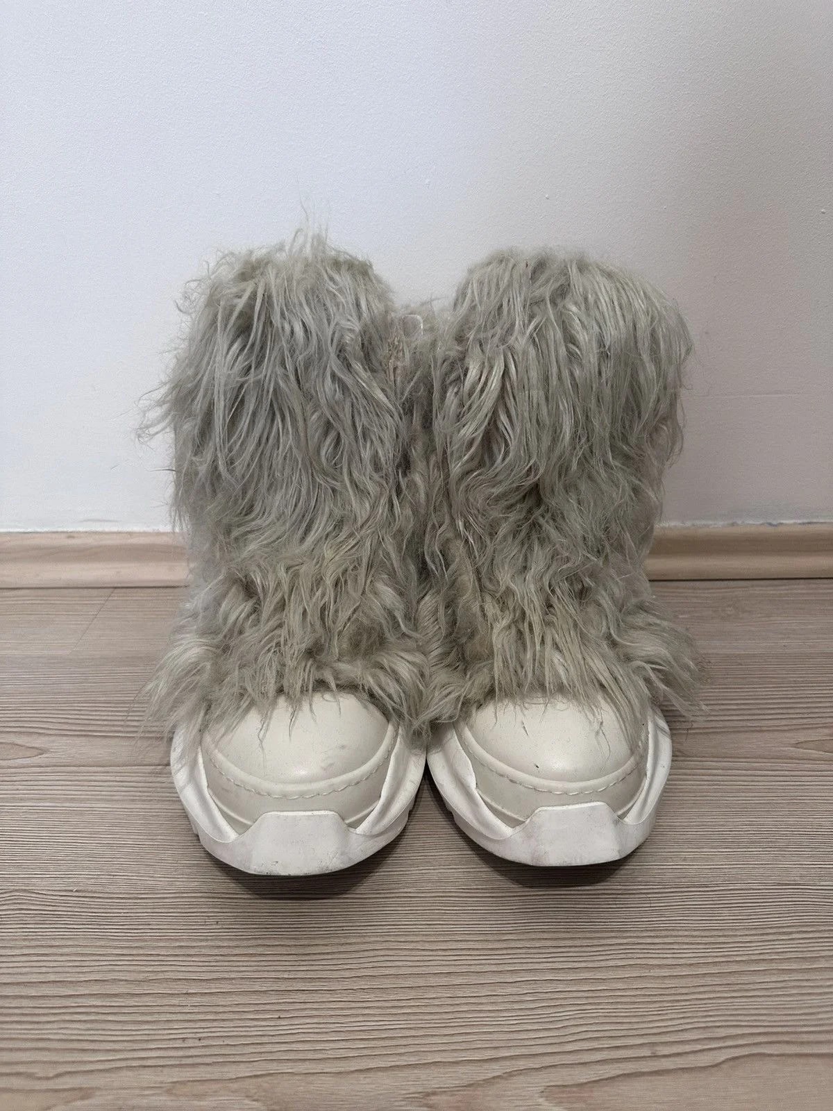Rick Owens — Rick Owens Abstract Fur High — Sneaker — resale
