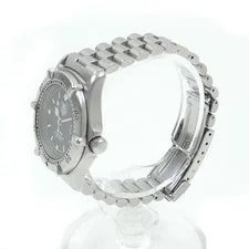 Tag Heuer 962.015 Professional 2000 Series Good Quartz Black Dial 32mm SS 2