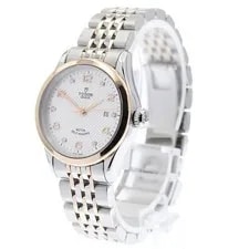 Tudor 1926 91351 28mm Ss/pg Silver Dial Automatic Date #C236 2