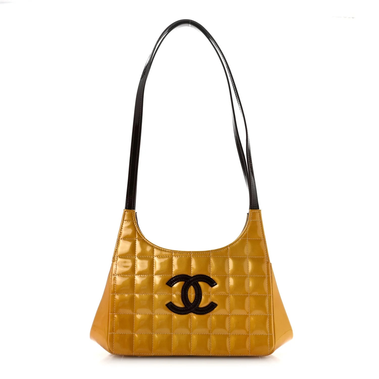 Chanel — Metallic Bar Kiss Lock CC — Handbag — resale