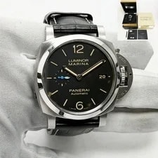 Panerai — Panerai Luminor Marina 1950 3 Days PAM01392 42MM Black Steel Box Paper — Watch — resale