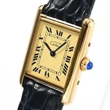 Cartier Must Tank SM W1003153 Watches / Ivory Quartz 2