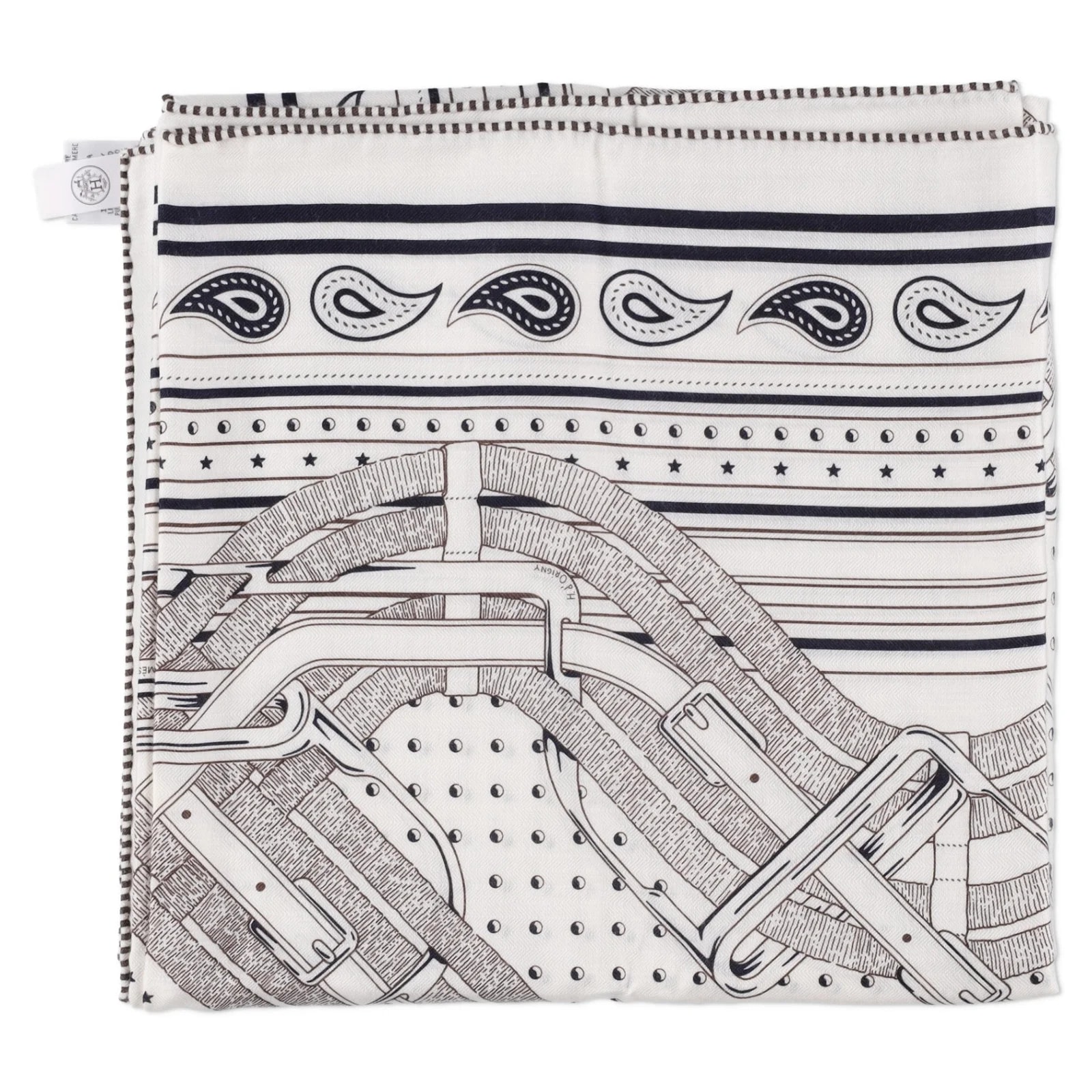 Hermes Mors A Jouets Bandana Shawl 140 4