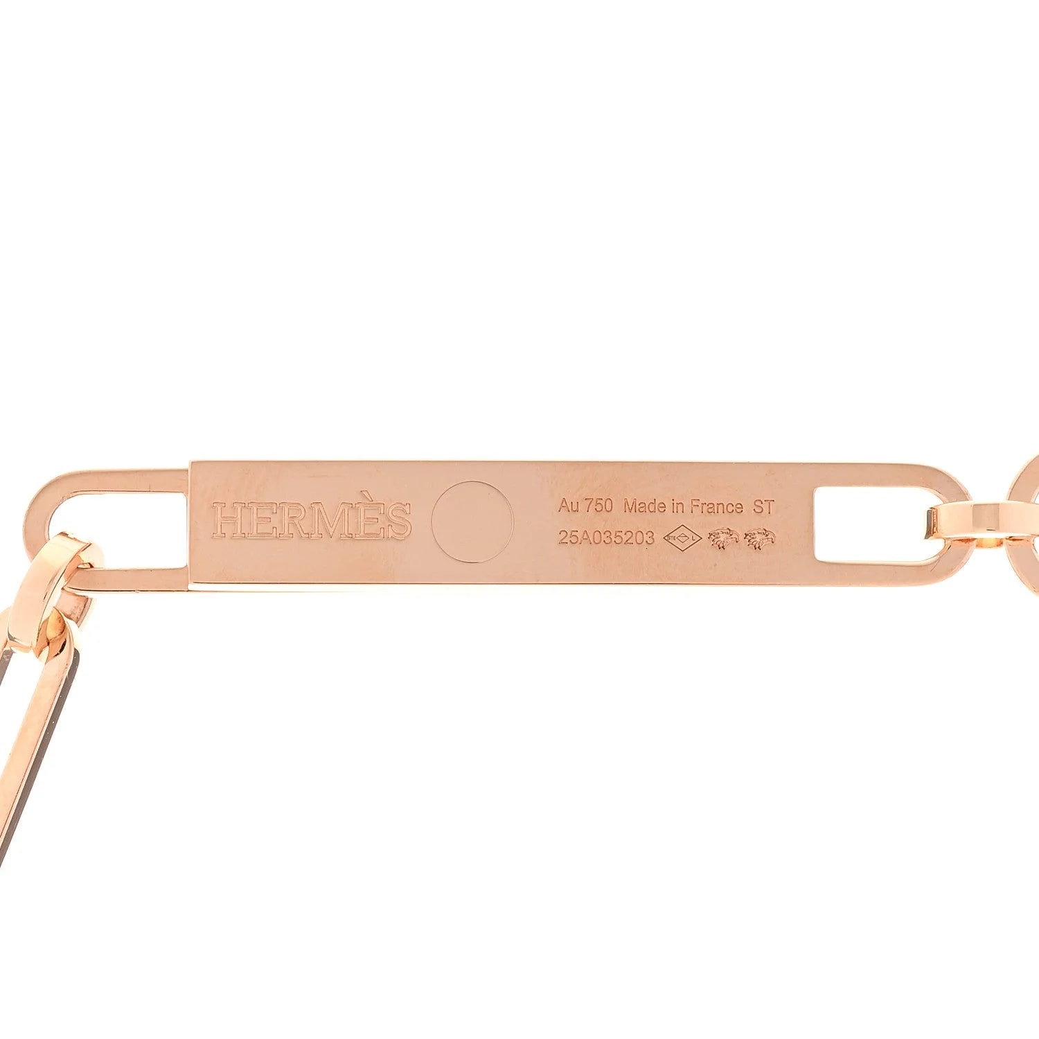 18K Rose Gold Pave Kelly Chaine Lariat ST 4
