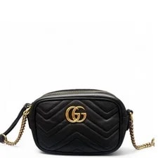 Gucci — Gucci Chevron Mini GG Marmont Chain (ws062226c3r) — Handbag — resale
