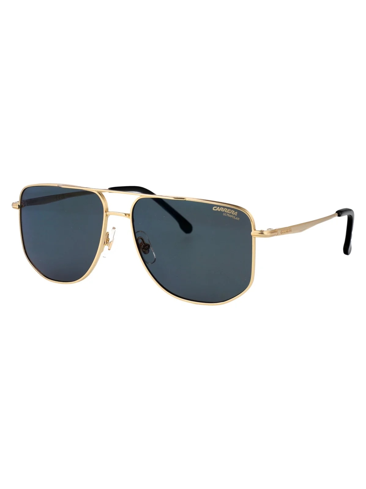 Carrera Metal Aviator Sunglasses — Gold Stainless Steel 2