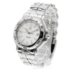 Tag Heuer — TAG Heuer 6000 Series Professional 200M WH1111-K1 38mm SS White #C12575 — Watch — resale