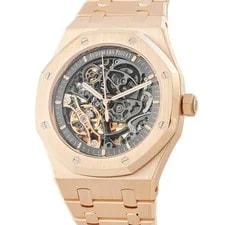Audemars Piguet Royal Oak Double Balance Wheel Openworked Rose Gold 15407 2