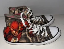 VTG Converse High Top "The Flash Gordon" DC Comic Shoe