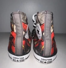 VTG Converse High Top "The Flash Gordon" DC Comic Shoe 4