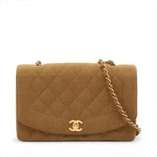 Chanel — Chanel Matelasse Single Flap Single Chain Diana Flap Metal — Handbag — resale