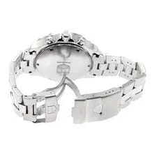 TAG Heuer CN2111-0 41mm SS Black Dial Automatic Chronograph Date #C700 3