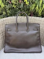Authentic Hermès 35 Birkin Ebene / Hardware 3