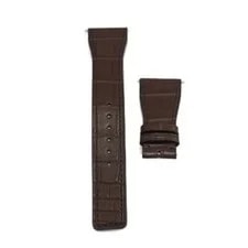 IWC Leather Strap Brown Buckle for Watches 4