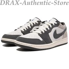 Air Jordan 1 Low "Elephant Print" Basketball Shoes IU2268-100 3