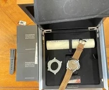 Panerai Luminor 1950 PAM00663 Acciaio L.E. 47mm Manual Wind {Full SET} 663 Brown 2