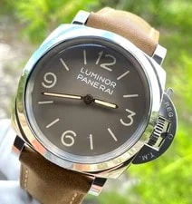 Panerai Luminor 1950 PAM00663 Acciaio L.E. 47mm Manual Wind {Full SET} 663 Brown 3