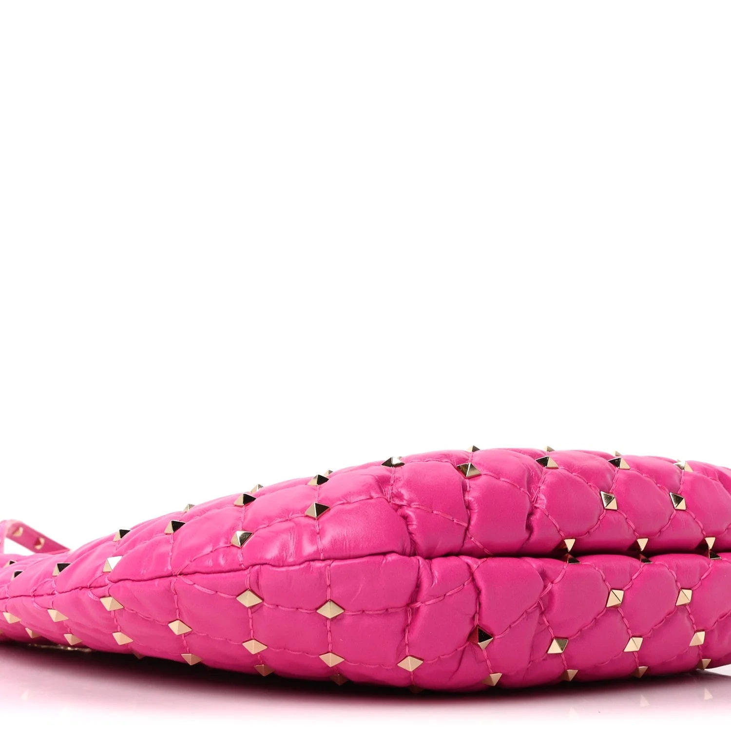 Small Rockstud Spike Hobo Fuxia 4