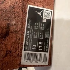 Size 10 - Air Jordan 4 Retro " BY " 2025 Nigel Sylvester 3