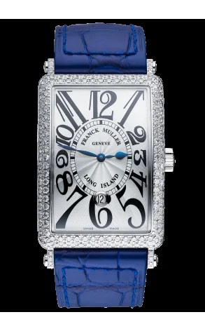Worldofluxuryus — Franck Muller Long Island 18K White Gold & Diamonds Lady's — Watch — resale