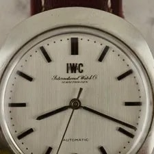 C.1960 IWC Automatic Ref. R 815 Linen Dial Cal. 854 in Steel 2