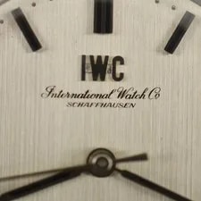C.1960 IWC Automatic Ref. R 815 Linen Dial Cal. 854 in Steel 3