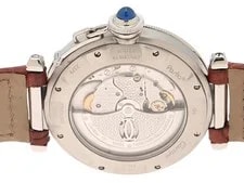 Cartier Pasha Grid Plonger W31040H3 Stainless Steel 38mm Silver Dial #DW618 4