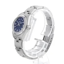 Rolex Oyster Perpetual 76080 Blue 369 White Bar P Number Second Hand 2