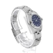 Rolex Oyster Perpetual 76080 Blue 369 White Bar P Number Second Hand 3